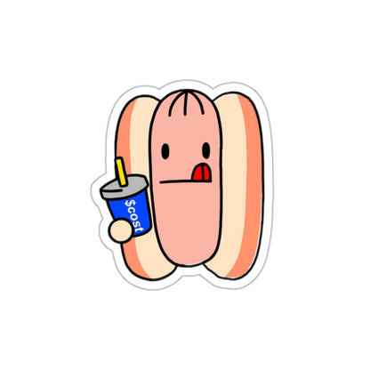 Cost Hotdog Sticker