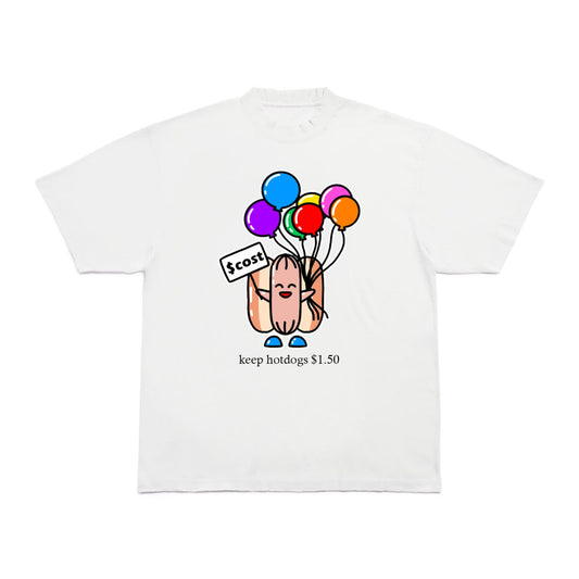 Keep Hotdogs $1.50 w/ Balloons Shirt