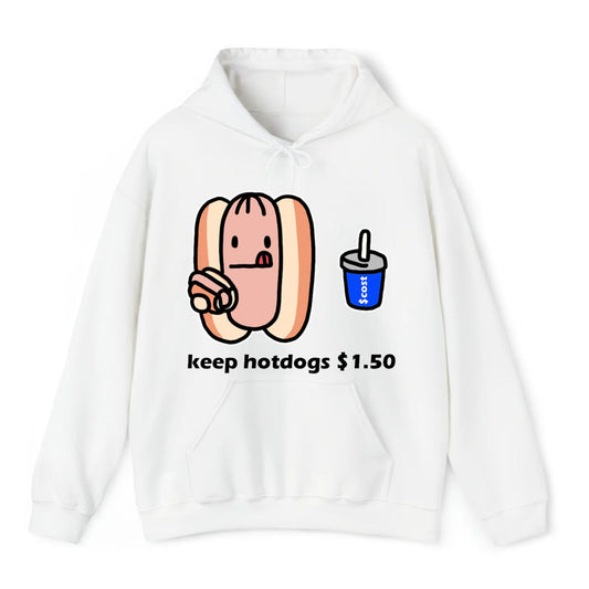 Keep Hotdogs $1.50 Premium Hoodie